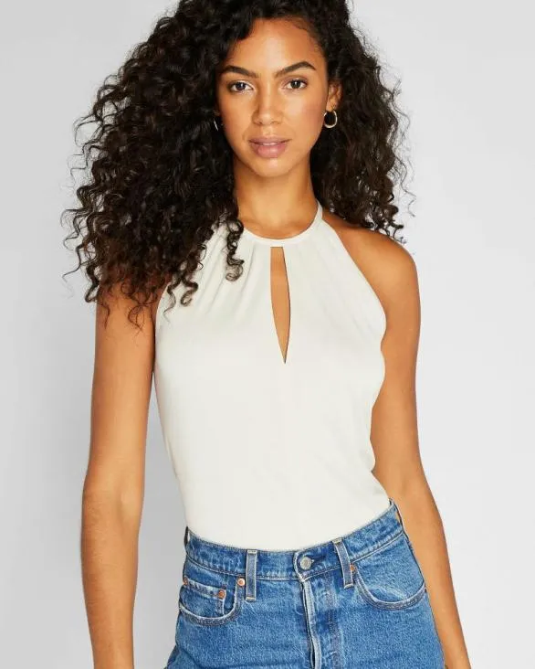 Club Monaco Tops Matte Jersey Tank Dusty Mauve 8211 Women