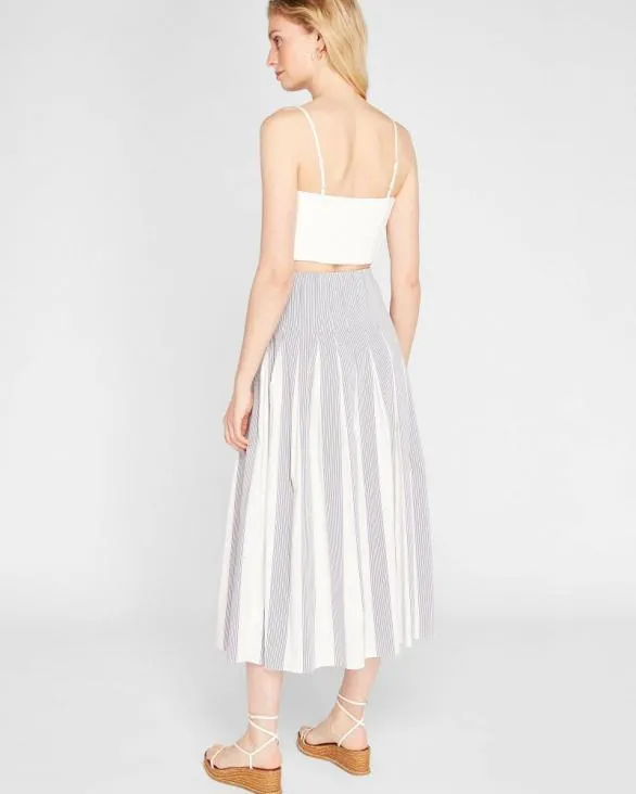 Club Monaco Tops Pintuck Bandeau Top Bright White 8211 Women