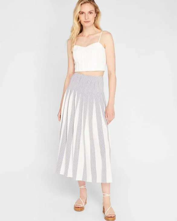 Club Monaco Tops Pintuck Bandeau Top Bright White 8211 Women