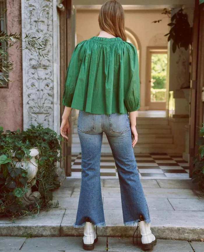 Collection The Great The Kick Bell Jean Canopy Wash