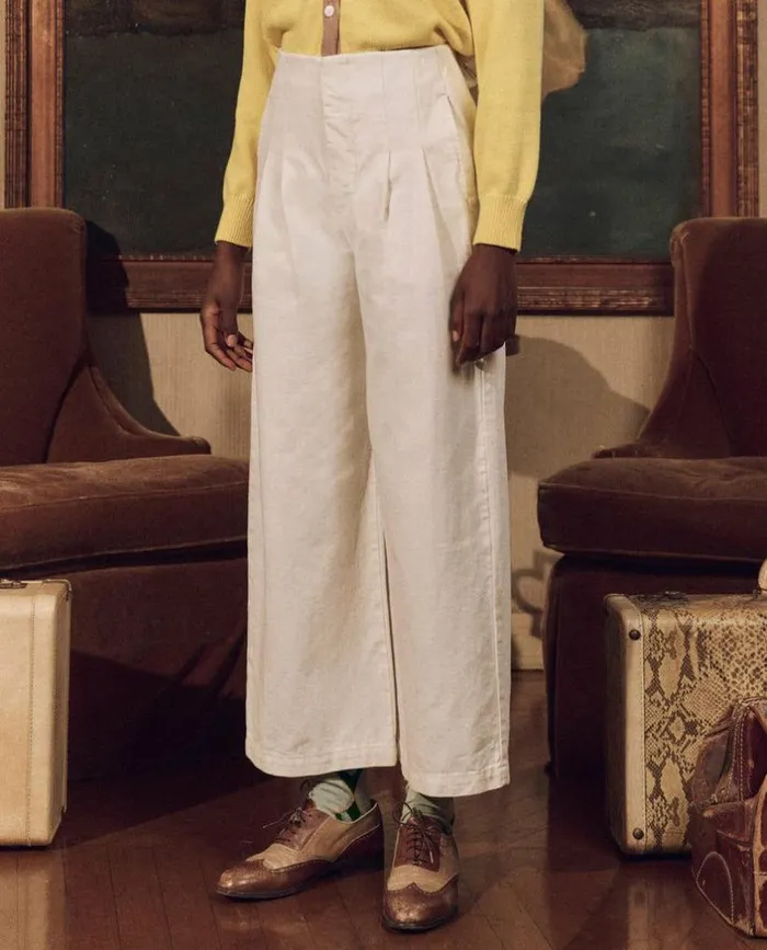 Collection The Great The Sculpted Trouser Natural Hemp