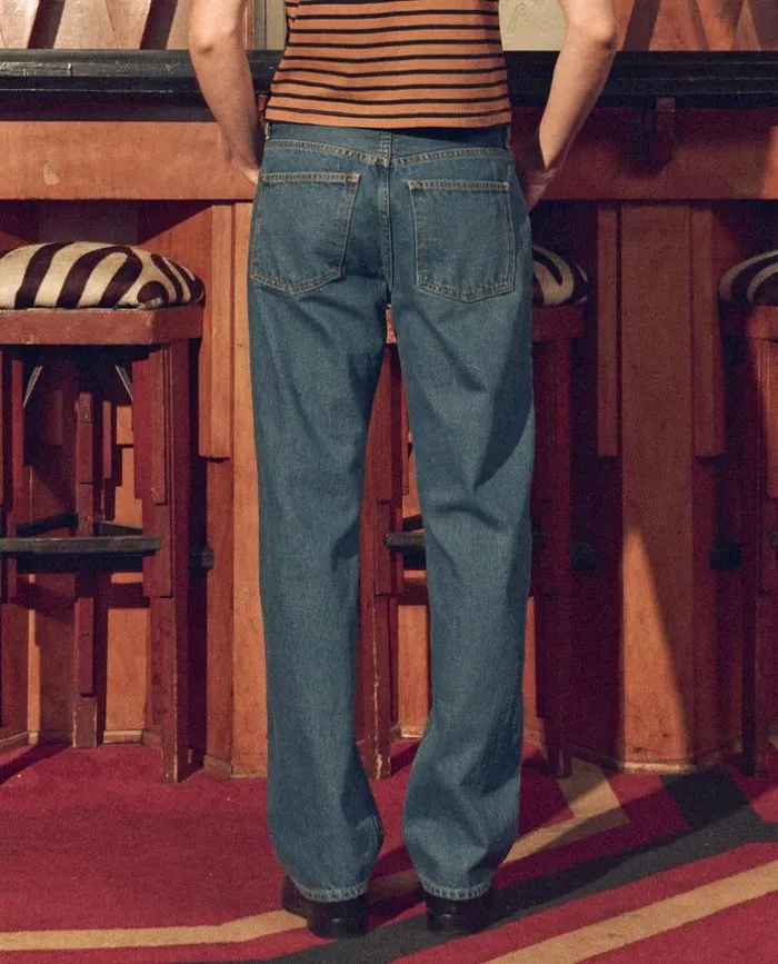 Collection The Great The Wayne Jean 30034 Inseam Electric Blue Wash