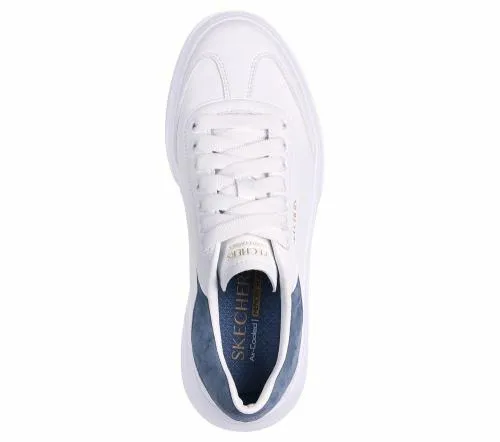 Cordova Classic White Blue Women SKECHERS Lace Up