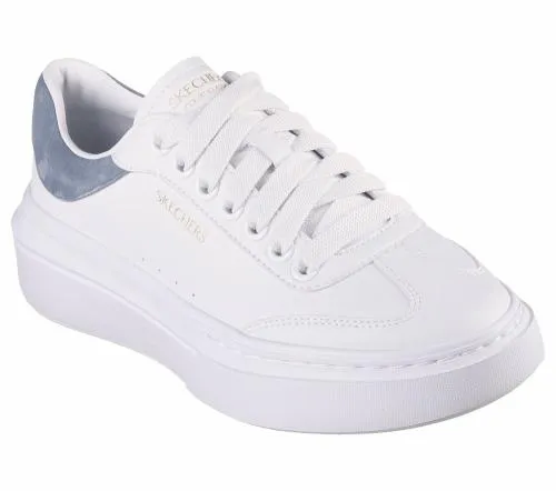 Cordova Classic White Blue Women SKECHERS Lace Up