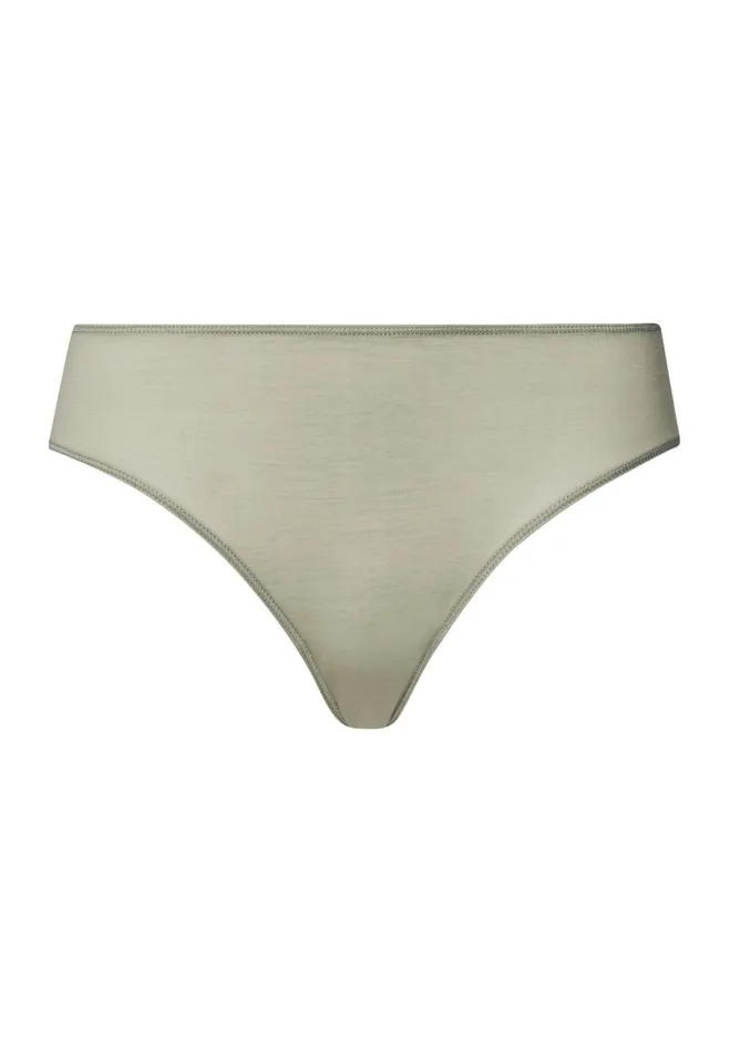 Cotton HiCut Brief Crystal Green Women HANRO High Cut Briefs