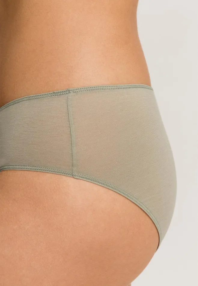 Cotton HiCut Brief Crystal Green Women HANRO High Cut Briefs