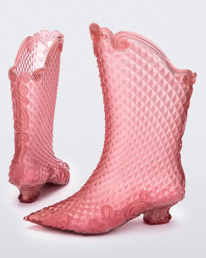 Court Boot Pink Women Melissa Boots