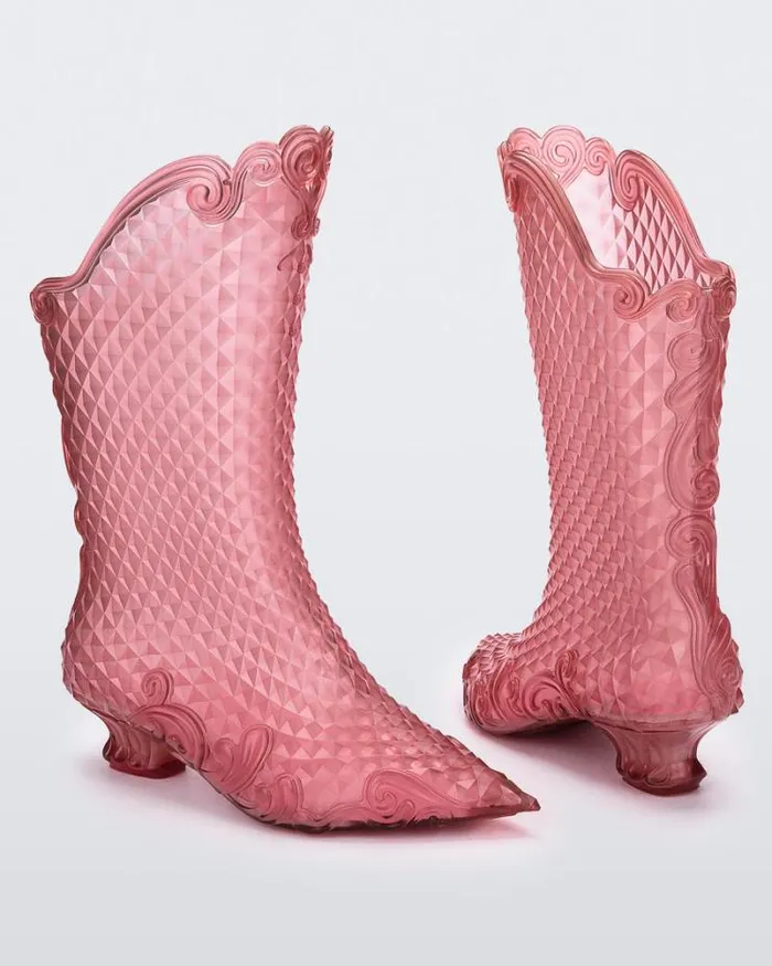 Court Boot Pink Women Melissa Boots