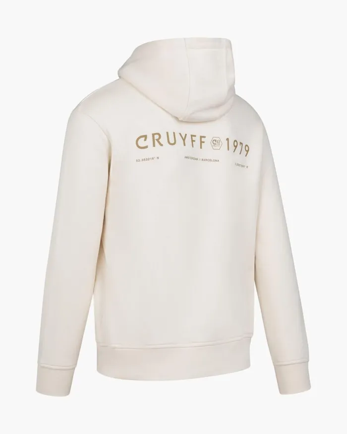 Cruyff 03979 Hoodie Whiteorange Men Sweats and Hoodies