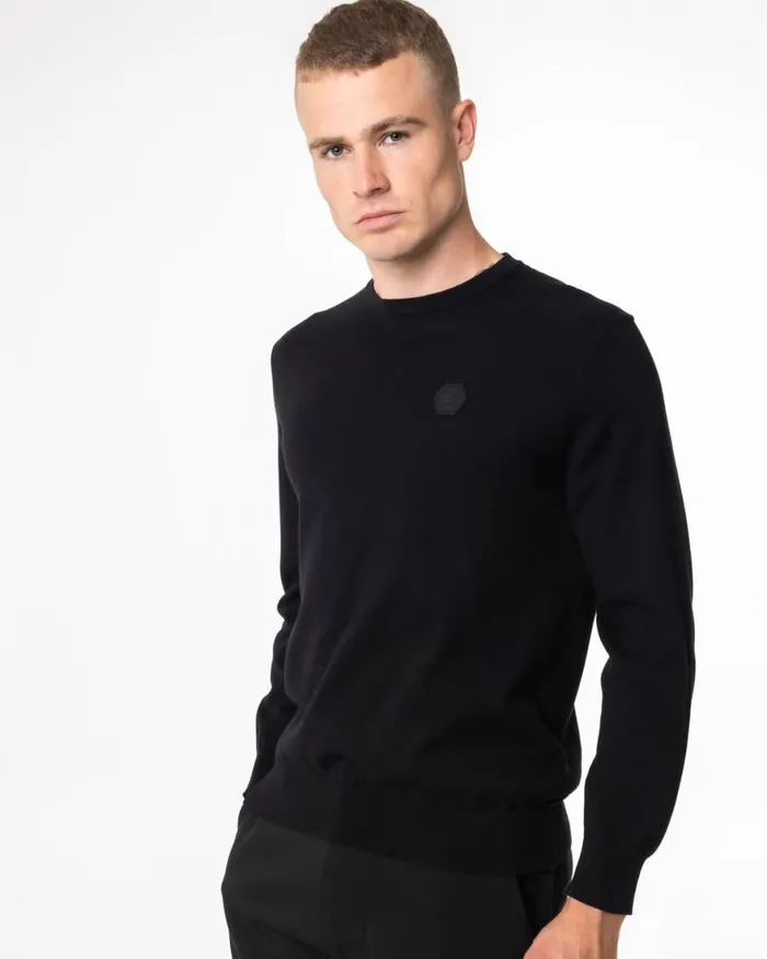 Cruyff Basco Jumper Black Men Sweats and Hoodies Cruyff Basco Jumper Black Men Sweats and Hoodies