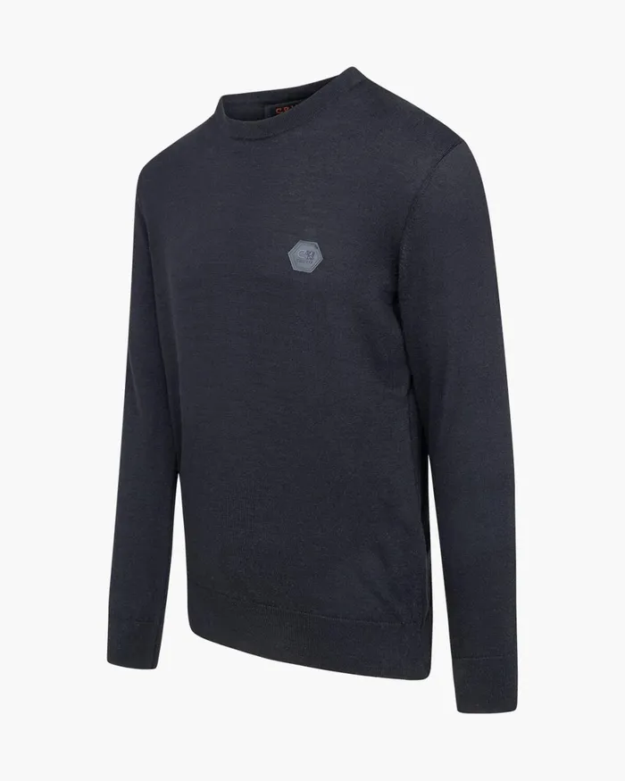 Cruyff Basco Jumper Black Men Sweats and Hoodies Cruyff Basco Jumper Black Men Sweats and Hoodies
