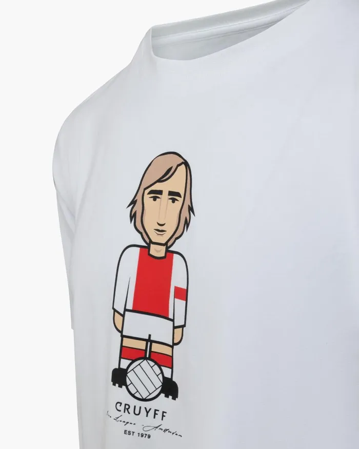 Cruyff Cruyff Avatar Tee White Men TShirts and Polo039s Cruyff Cruyff Avatar Tee White Men TShirts and Polo039s