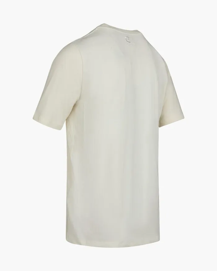 Cruyff Cruyff Turn Tee Whiteorange Men TShirts and Polo039s Cruyff Cruyff Turn Tee Whiteorange Men TShirts and Polo039s
