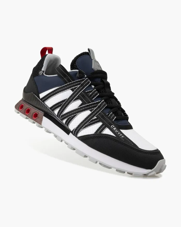 Cruyff Fearia HexTech Montserrat Whiteblue Men Sneakers Cruyff Fearia HexTech Montserrat Whiteblue Men Sneakers