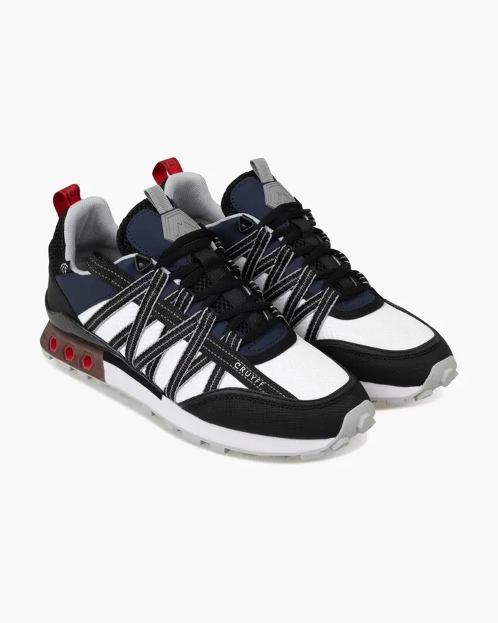 Cruyff Fearia HexTech Montserrat Whiteblue Men Sneakers Cruyff Fearia HexTech Montserrat Whiteblue Men Sneakers