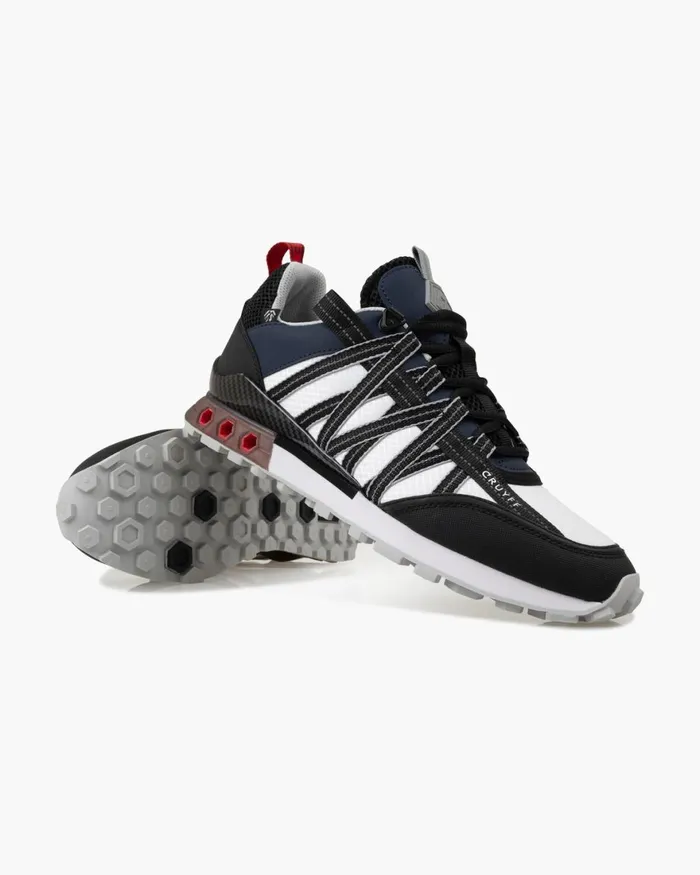 Cruyff Fearia HexTech Montserrat Whiteblue Men Sneakers Cruyff Fearia HexTech Montserrat Whiteblue Men Sneakers