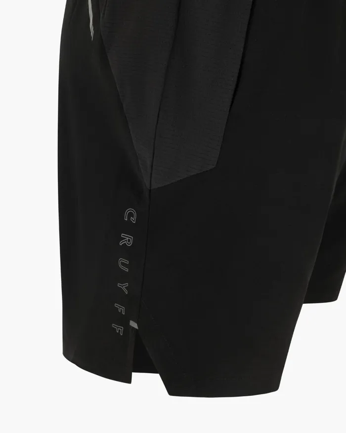 Cruyff Flame Shorts Black Men Bottoms Cruyff Flame Shorts Black Men Bottoms