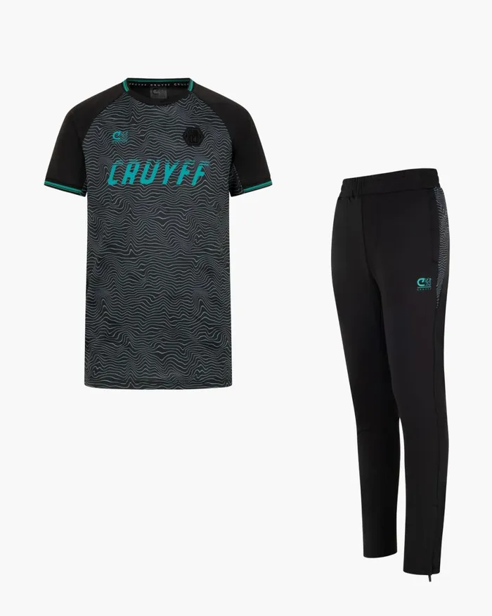 Cruyff Icon Tee Blue Junior Tshirts