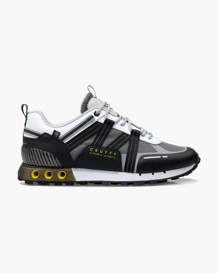 Cruyff Interlace HexTech Montserrat Whiteyellow Men Sneakers