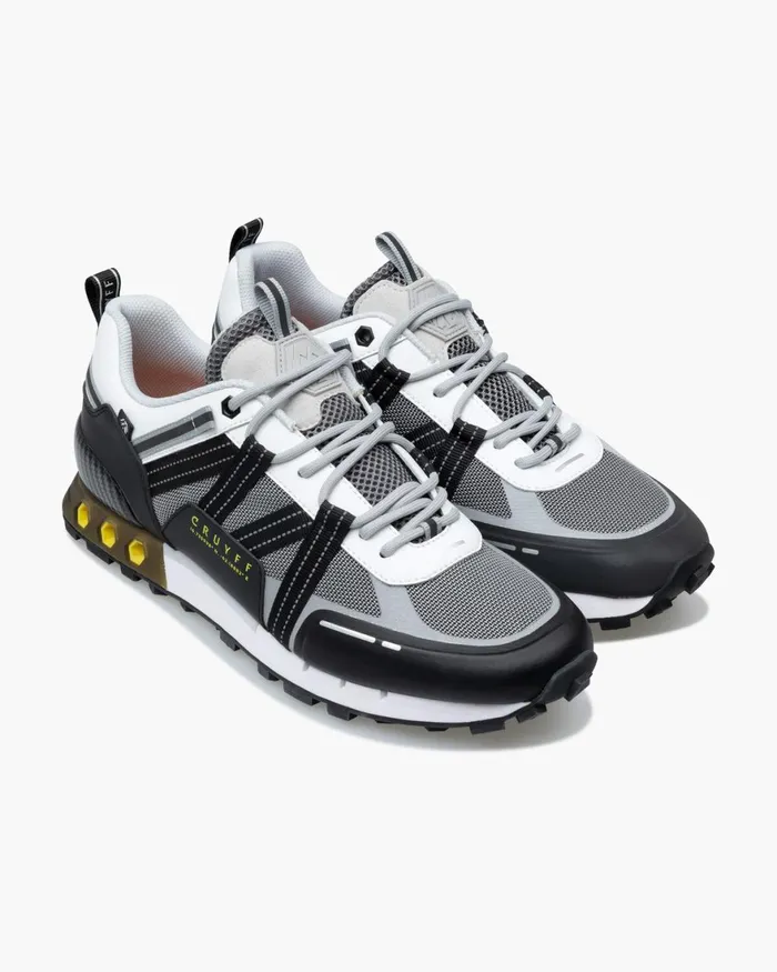 Cruyff Interlace HexTech Montserrat Whiteyellow Men Sneakers