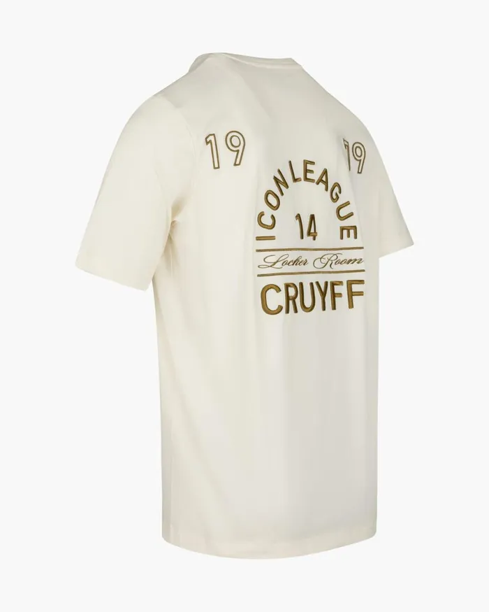 Cruyff League 79 Tee Whiteorange Men TShirts and Polo039s