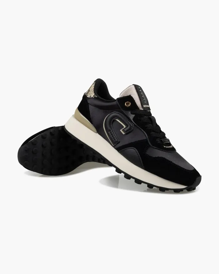 Cruyff Park RunnerSatinVelvet Blackgold Women Sneakers Cruyff Park RunnerSatinVelvet Blackgold Women Sneakers
