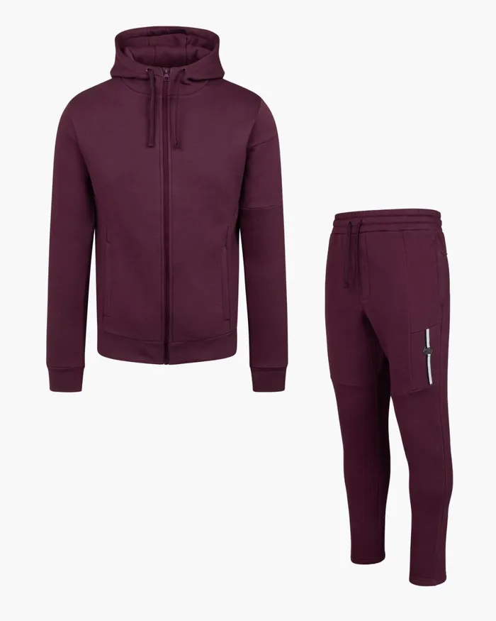 Cruyff Torch Tracktop Wine Men Sweats and Hoodies