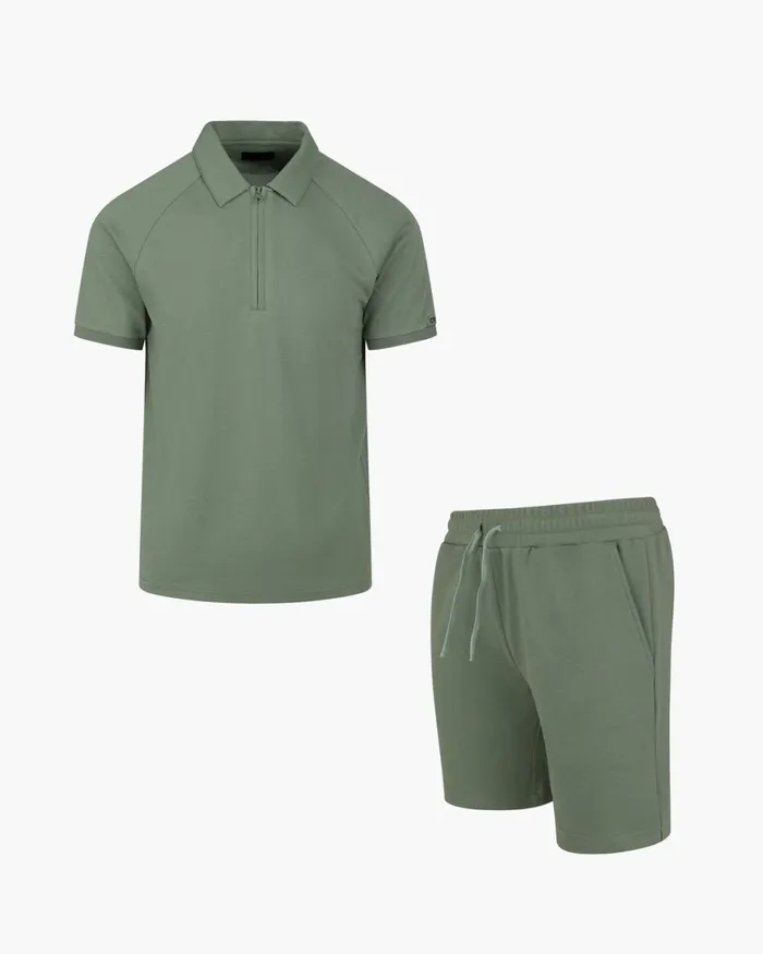 Cruyff Twill Polo Suit Men Tracksuits
