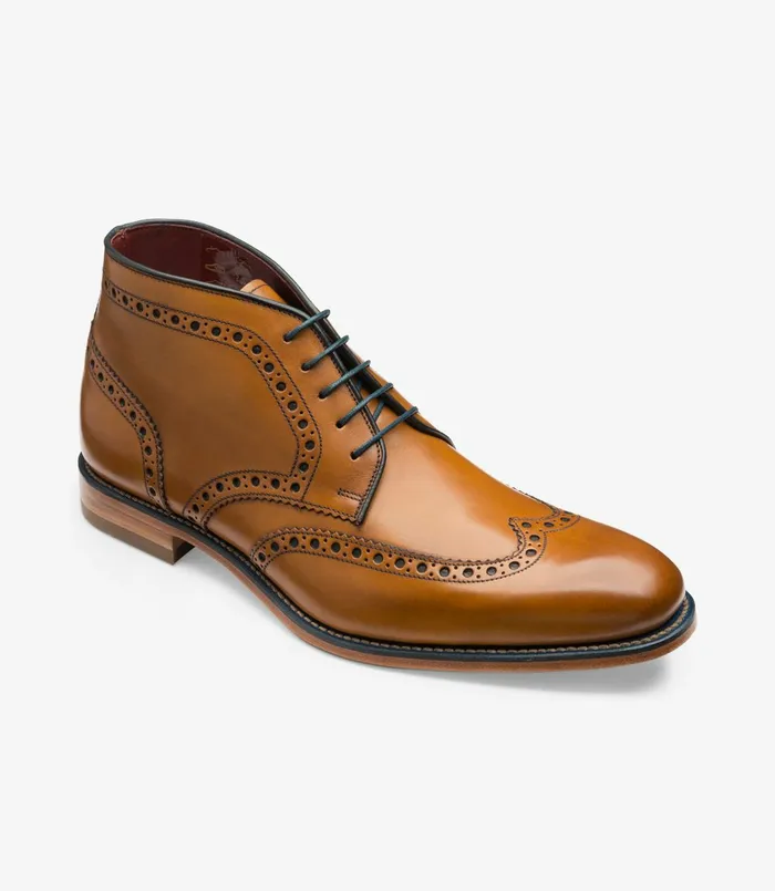 Derby Boots Errington Tan Loake Men