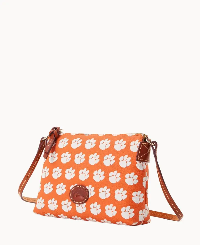 Dooney and Bourke Crossbodies Collegiate Clemson University Crossbody Pouchette Clemson 8211 WomenMen Dooney and Bourke Crossbodies Collegiate Clemson University Crossbody Pouchette Clemson 8211 WomenMen