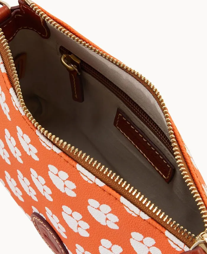 Dooney and Bourke Crossbodies Collegiate Clemson University Crossbody Pouchette Clemson 8211 WomenMen Dooney and Bourke Crossbodies Collegiate Clemson University Crossbody Pouchette Clemson 8211 WomenMen