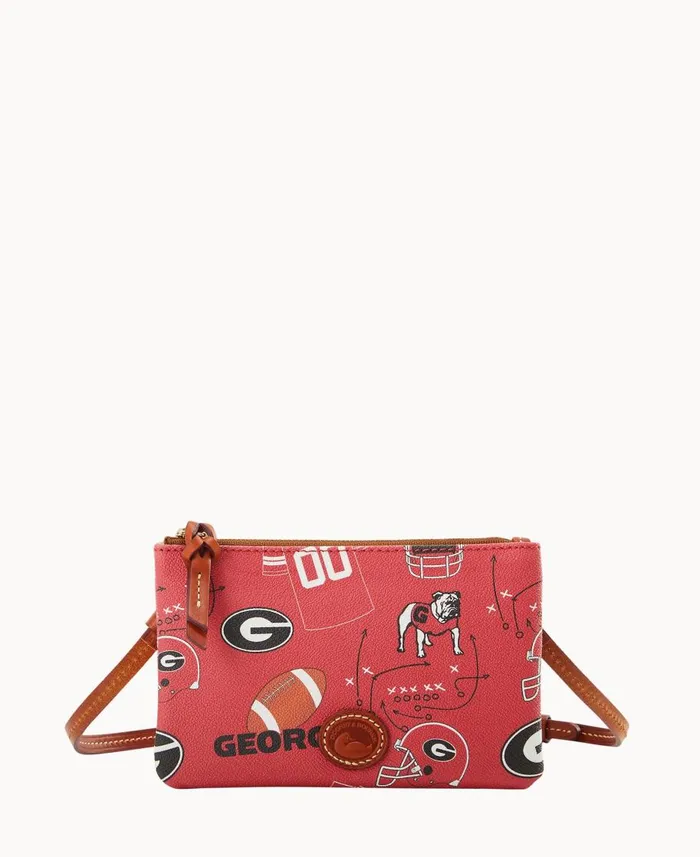 Dooney and Bourke Crossbodies Collegiate University Of Georgia Top Zip Crossbody University Of Georgia 8211 WomenMen Dooney and Bourke Crossbodies Collegiate University Of Georgia Top Zip Crossbody University Of Georgia 8211 WomenMen