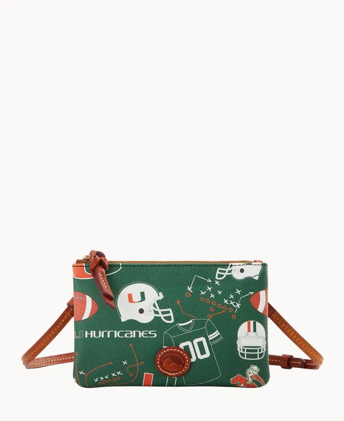 Dooney and Bourke Crossbodies Collegiate University Of Miami Top Zip Crossbody University Of Miami 8211 WomenMen Dooney and Bourke Crossbodies Collegiate University Of Miami Top Zip Crossbody University Of Miami 8211 WomenMen