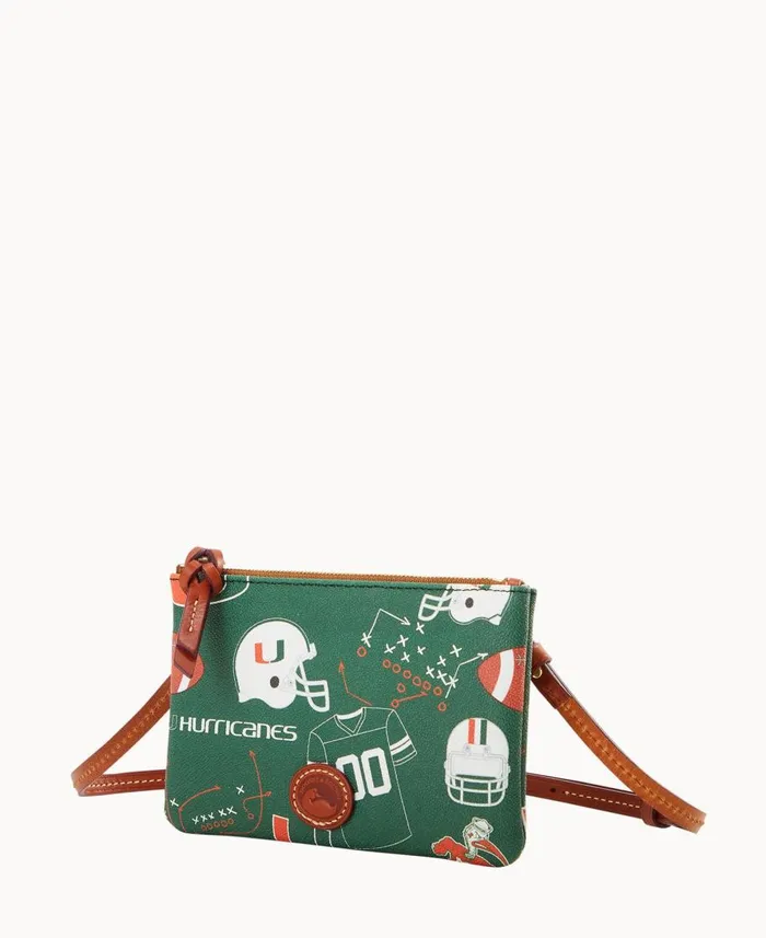 Dooney and Bourke Crossbodies Collegiate University Of Miami Top Zip Crossbody University Of Miami 8211 WomenMen Dooney and Bourke Crossbodies Collegiate University Of Miami Top Zip Crossbody University Of Miami 8211 WomenMen