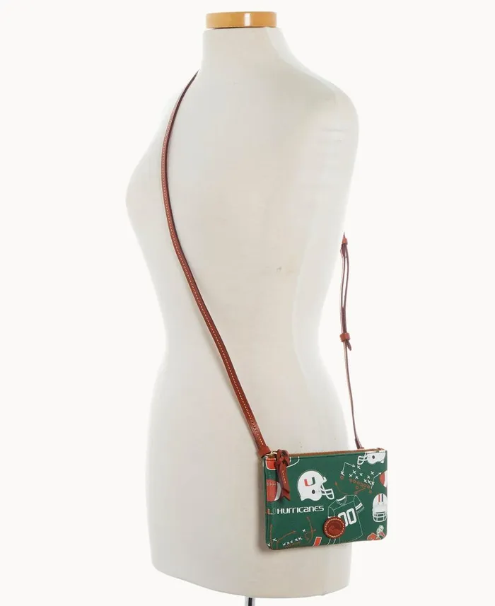 Dooney and Bourke Crossbodies Collegiate University Of Miami Top Zip Crossbody University Of Miami 8211 WomenMen Dooney and Bourke Crossbodies Collegiate University Of Miami Top Zip Crossbody University Of Miami 8211 WomenMen