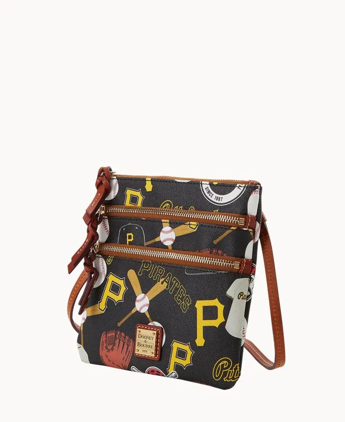 Dooney and Bourke Crossbodies MLB Pirates N S Triple Zip Crossbody Pirates 8211 WomenMen Dooney and Bourke Crossbodies MLB Pirates N S Triple Zip Crossbody Pirates 8211 WomenMen