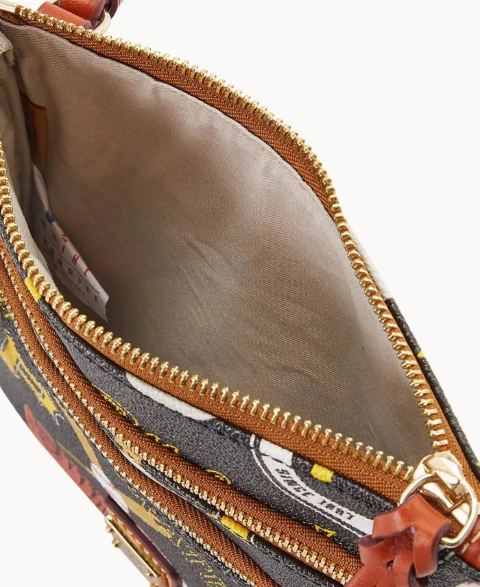 Dooney and Bourke Crossbodies MLB Pirates N S Triple Zip Crossbody Pirates 8211 WomenMen Dooney and Bourke Crossbodies MLB Pirates N S Triple Zip Crossbody Pirates 8211 WomenMen