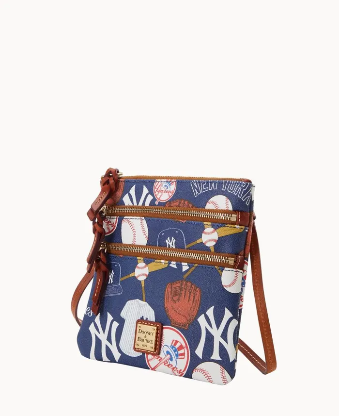 Dooney and Bourke Crossbodies MLB Yankees N S Triple Zip Crossbody Yankees 8211 WomenMen Dooney and Bourke Crossbodies MLB Yankees N S Triple Zip Crossbody Yankees 8211 WomenMen