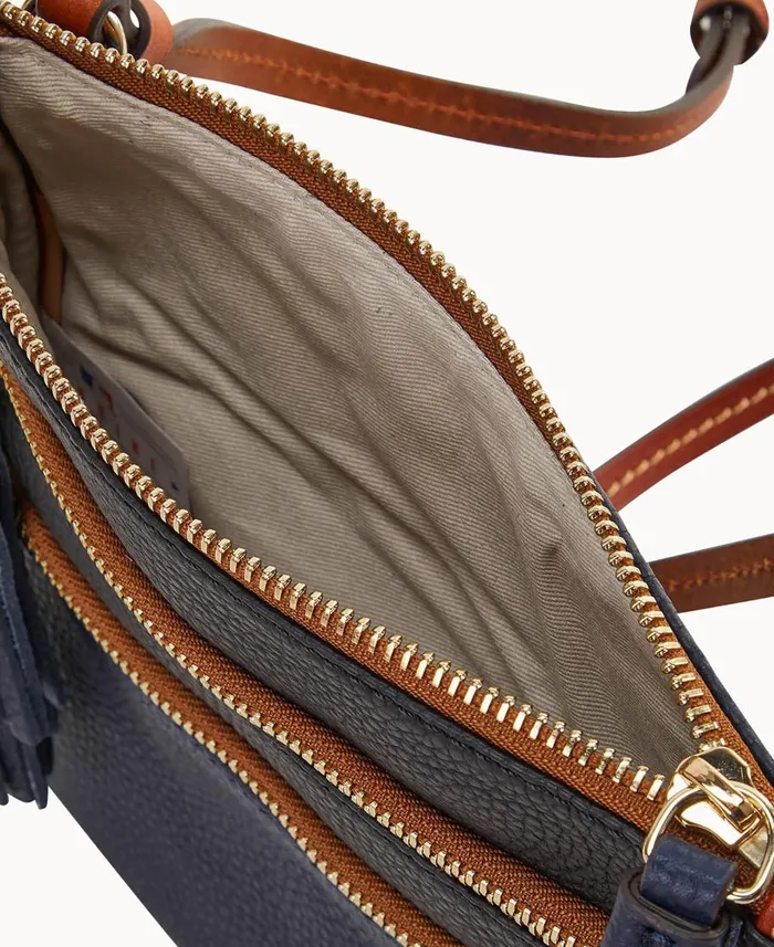 Dooney and Bourke Crossbodies MLB Yankees Triple Zip Crossbody Yankees 8211 WomenMen