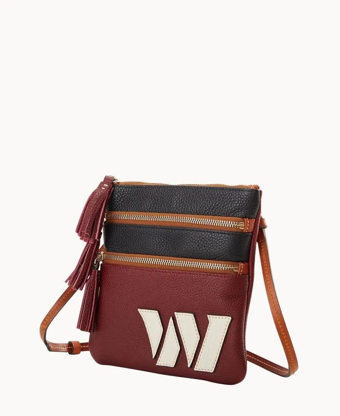 Dooney and Bourke Crossbodies NFL Commanders Triple Zip Crossbody Commanders 8211 WomenMen Dooney and Bourke Crossbodies NFL Commanders Triple Zip Crossbody Commanders 8211 WomenMen