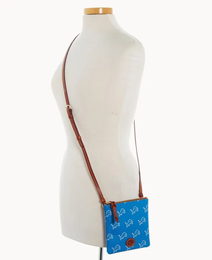 Dooney and Bourke Crossbodies NFL Lions Small North South Top Zip Crossbody Lions 8211 WomenMen Dooney and Bourke Crossbodies NFL Lions Small North South Top Zip Crossbody Lions 8211 WomenMen
