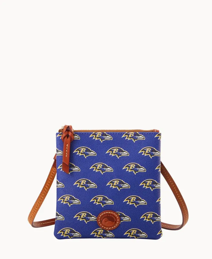 Dooney and Bourke Crossbodies NFL Ravens Small North South Top Zip Crossbody Ravens 8211 WomenMen Dooney and Bourke Crossbodies NFL Ravens Small North South Top Zip Crossbody Ravens 8211 WomenMen