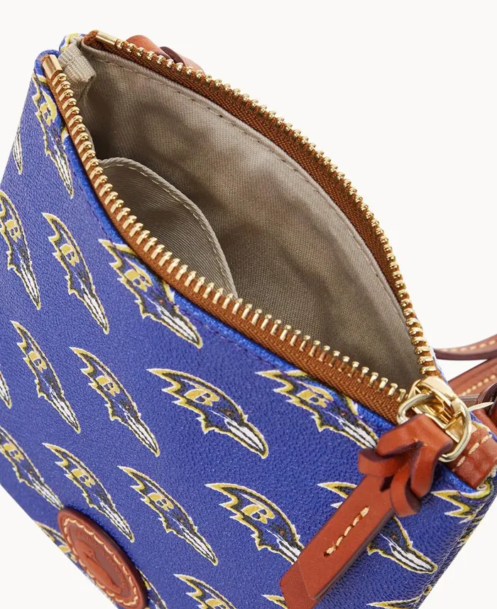 Dooney and Bourke Crossbodies NFL Ravens Small North South Top Zip Crossbody Ravens 8211 WomenMen Dooney and Bourke Crossbodies NFL Ravens Small North South Top Zip Crossbody Ravens 8211 WomenMen