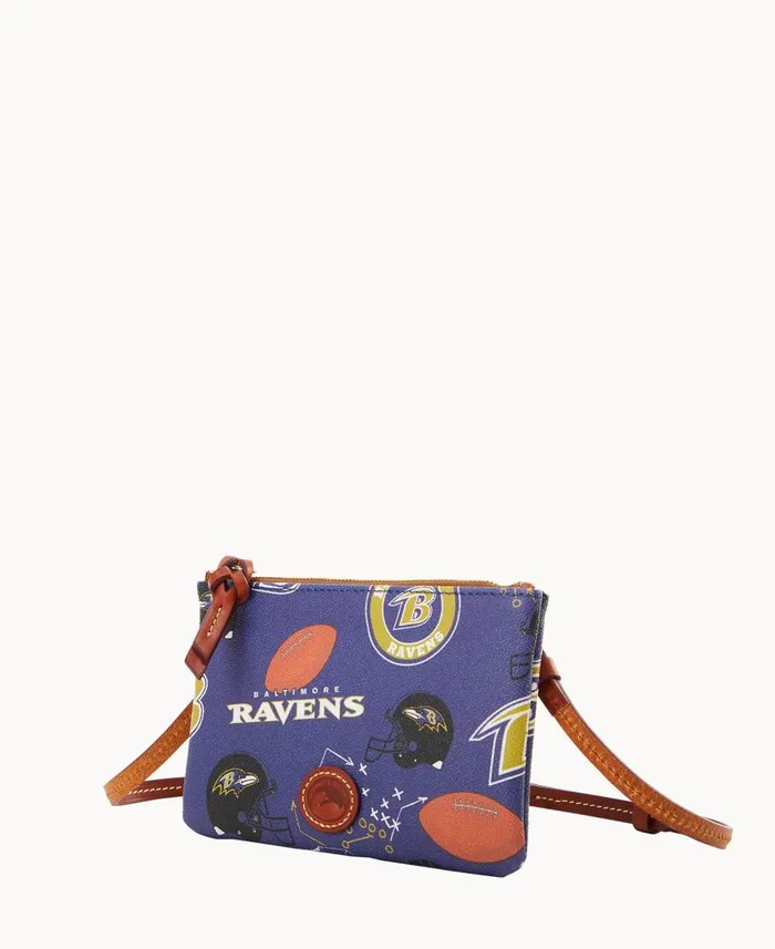Dooney and Bourke Crossbodies NFL Ravens Top Zip Crossbody Ravens 8211 WomenMen Dooney and Bourke Crossbodies NFL Ravens Top Zip Crossbody Ravens 8211 WomenMen
