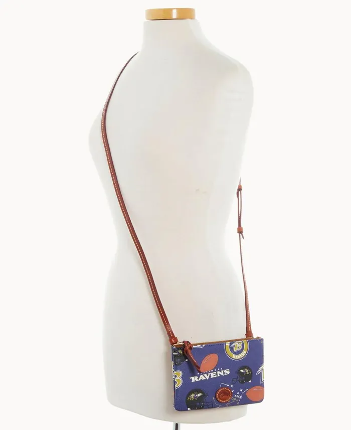 Dooney and Bourke Crossbodies NFL Ravens Top Zip Crossbody Ravens 8211 WomenMen Dooney and Bourke Crossbodies NFL Ravens Top Zip Crossbody Ravens 8211 WomenMen