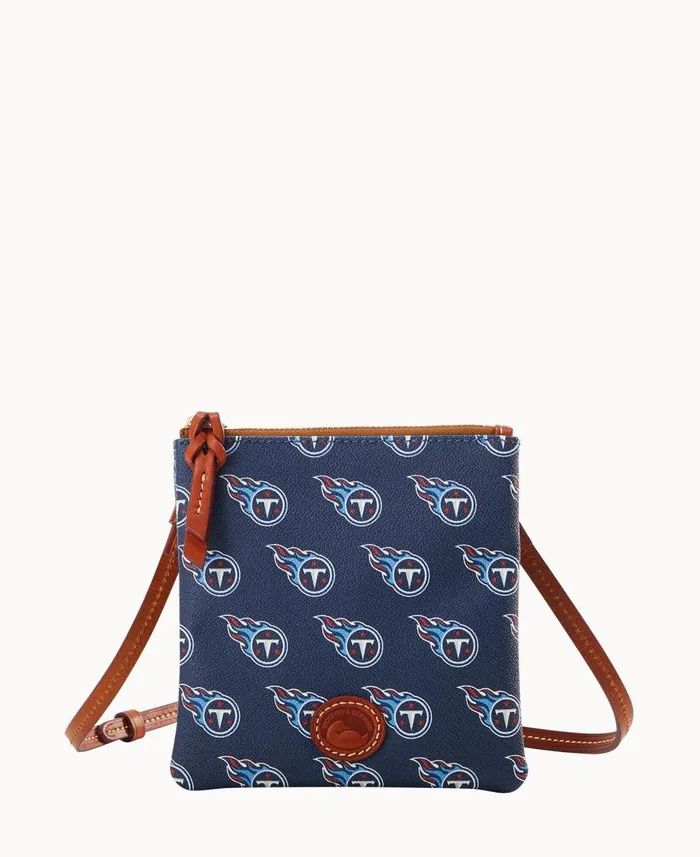 Dooney and Bourke Crossbodies NFL Titans Small North South Top Zip Crossbody Titans 8211 WomenMen Dooney and Bourke Crossbodies NFL Titans Small North South Top Zip Crossbody Titans 8211 WomenMen