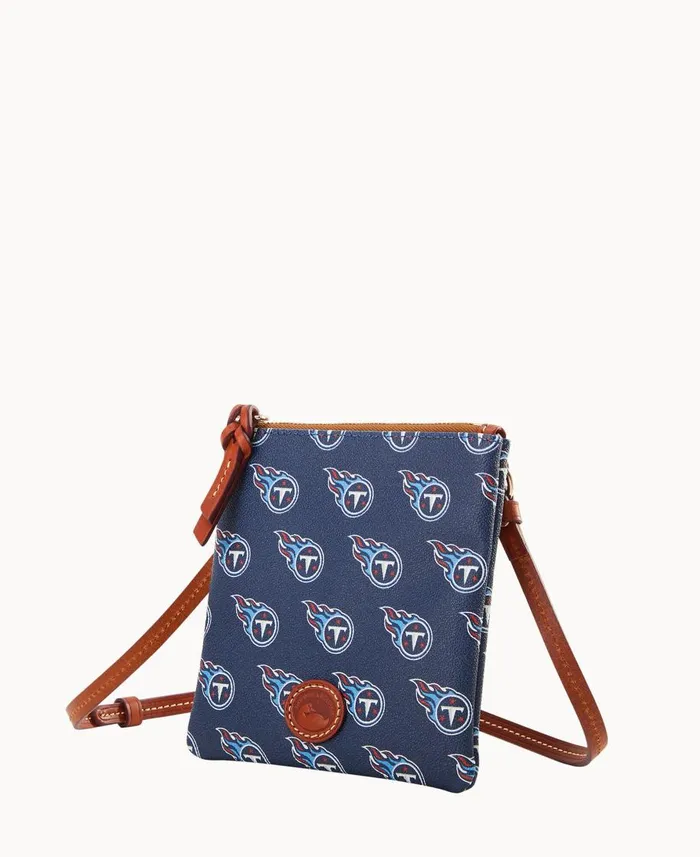 Dooney and Bourke Crossbodies NFL Titans Small North South Top Zip Crossbody Titans 8211 WomenMen Dooney and Bourke Crossbodies NFL Titans Small North South Top Zip Crossbody Titans 8211 WomenMen