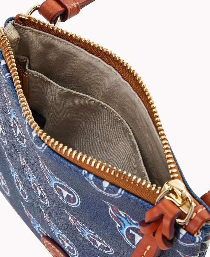 Dooney and Bourke Crossbodies NFL Titans Small North South Top Zip Crossbody Titans 8211 WomenMen Dooney and Bourke Crossbodies NFL Titans Small North South Top Zip Crossbody Titans 8211 WomenMen