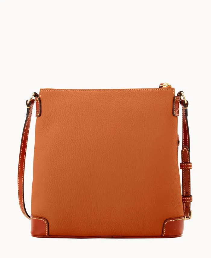 Dooney and Bourke Crossbodies Pebble Grain Crossbody Caramel 8211 WomenMen