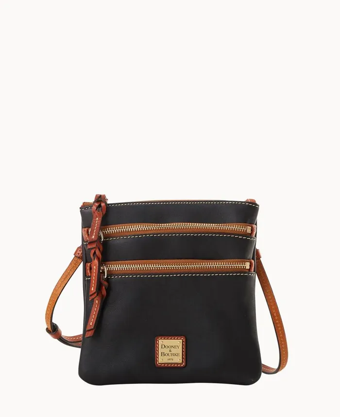 Dooney and Bourke Crossbodies Penrose Triple Zip Crossbody Black 8211 WomenMen Dooney and Bourke Crossbodies Penrose Triple Zip Crossbody Black 8211 WomenMen